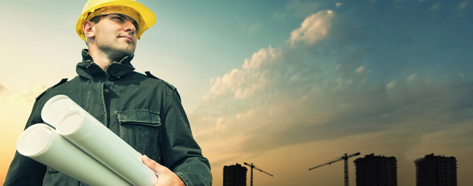 Field worker marking utility locations