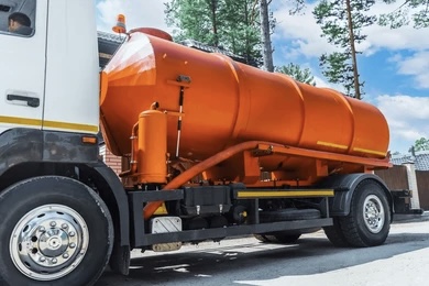 TPS truck on a hydrovac project